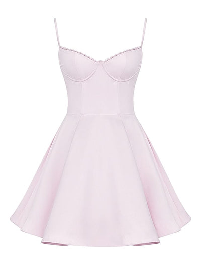 Ballerina Pink Tulle Mini Dress