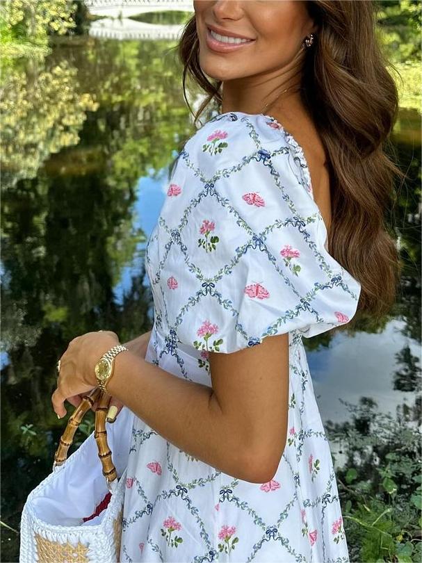 Floral Print Maxi Dress