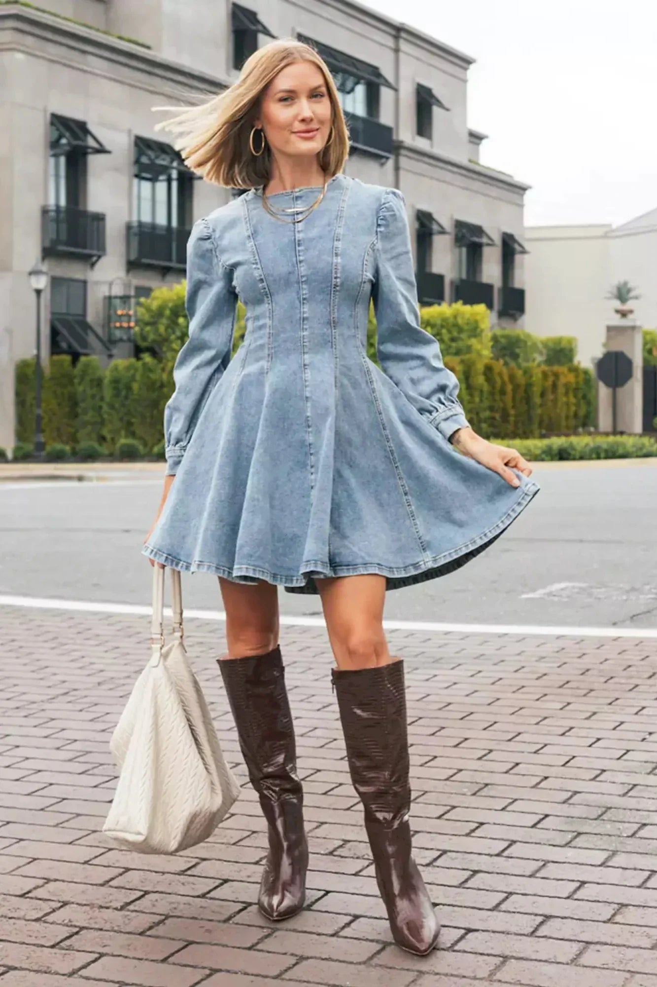 Denim Darling Mini Dress