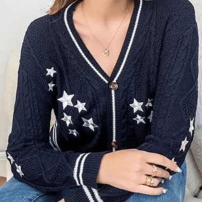 Midnights Cardigan Custom Version, Navy Blue Cardigan Sweater