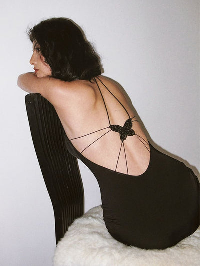 Sexy Butterfly Back Dress