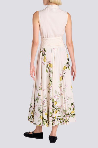 Adelle Floral Bow Sleeveless Maxi Dress