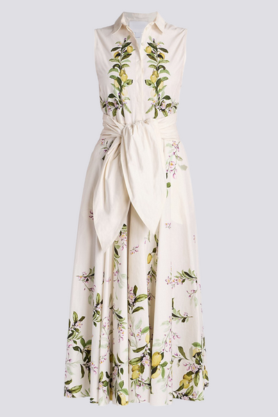 Adelle Floral Bow Sleeveless Maxi Dress