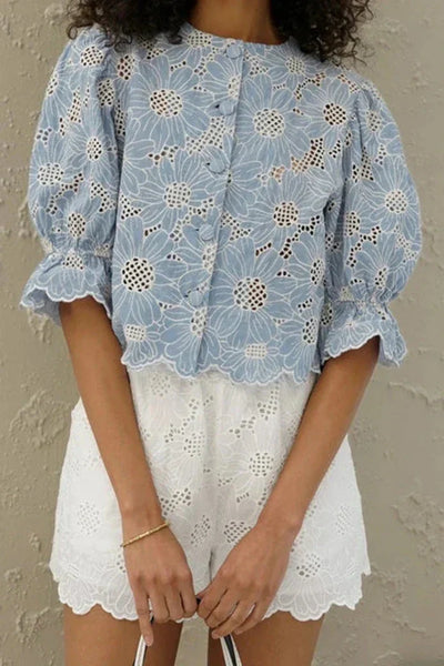 Elegant Embroidered Blouse