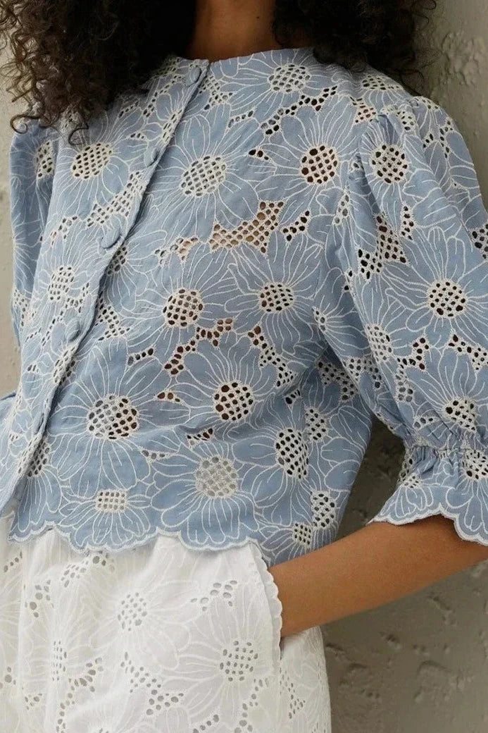 Elegant Embroidered Blouse