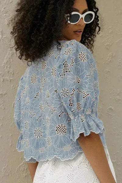 Elegant Embroidered Blouse