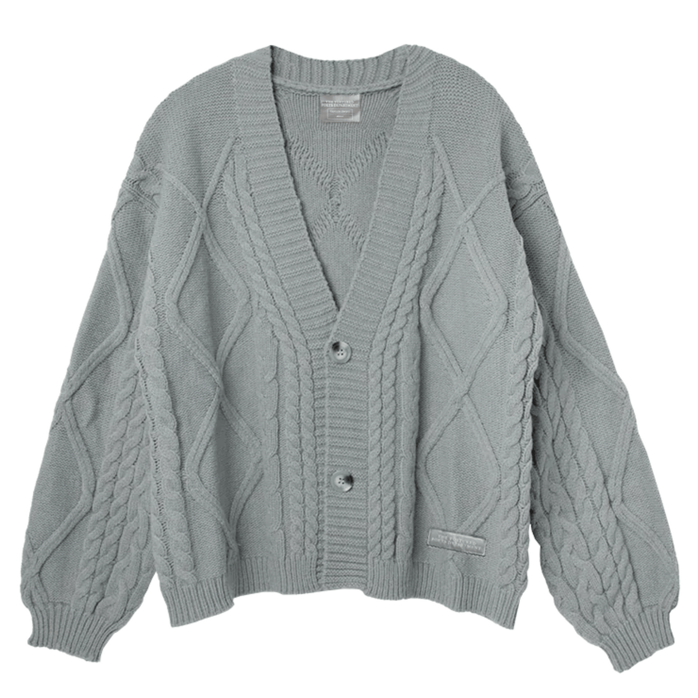 Tortured Poets Department Gray Cardigan - New Album Eras Tour Sweater