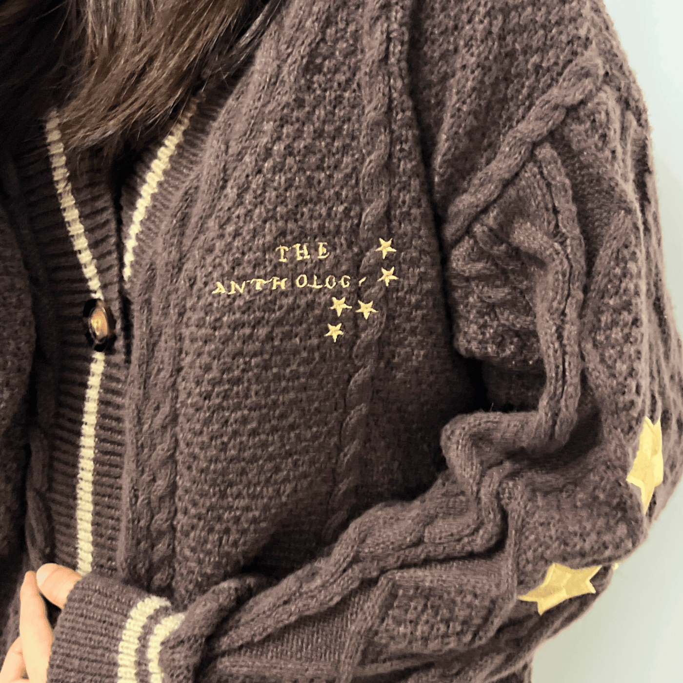 Tortured Poets Department The Anthology Cardigan - TTPD Brown Sweater