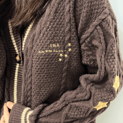 Tortured Poets Department The Anthology Cardigan - TTPD Brown Sweater