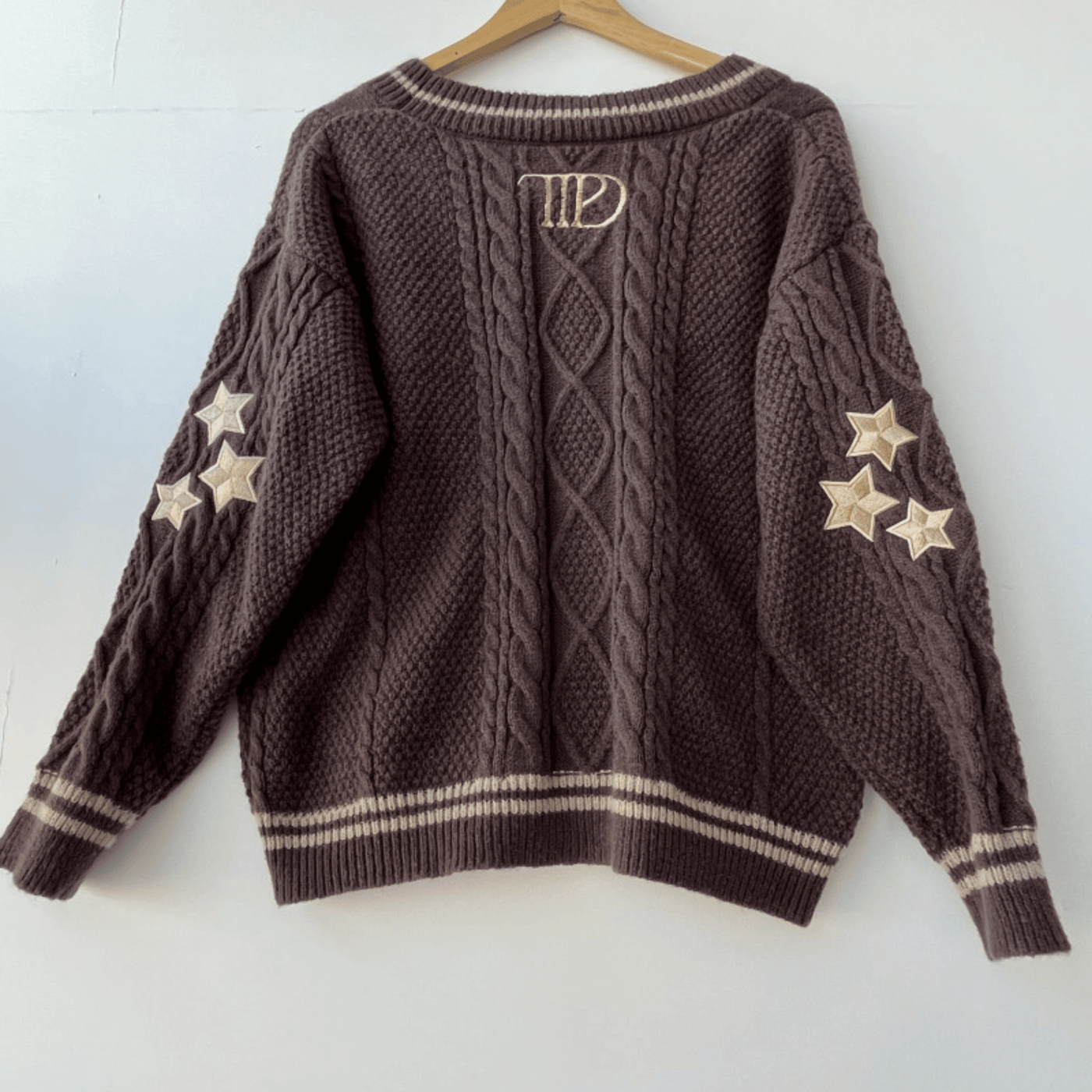 Tortured Poets Department The Anthology Cardigan - TTPD Brown Sweater