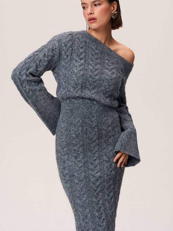 Arona Knitted Midi Dress