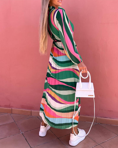 Colorful Resort Long Dress