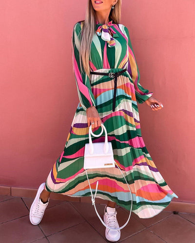 Colorful Resort Long Dress