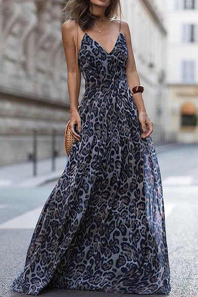 Klassisches, sexy Unterkleid mit Leopardenmuster