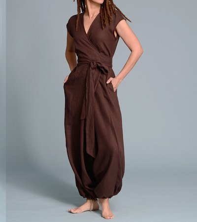 Tess Convertible Linen Jumpsuit