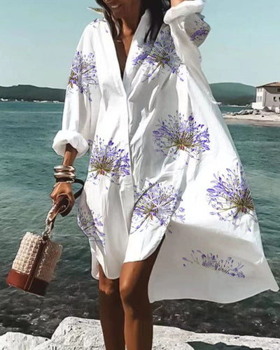 Fall Fashion Loose Shirt Dress