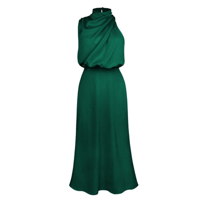 Elegantes Midikleid im Crinkle-Design 