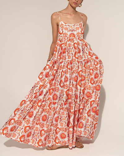 Robe nuisette orange Chic Sun 