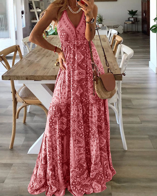 robe à imprimé de vacances 