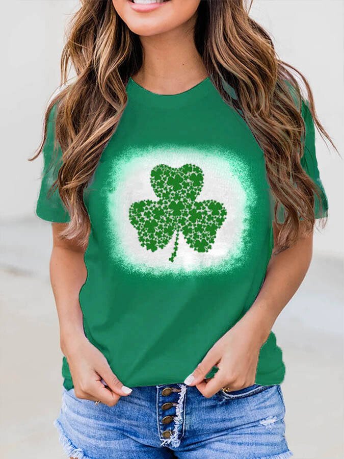 Women's St. Parker's Day Clover T-Shirt