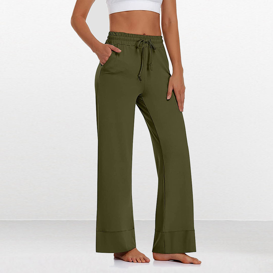 Yoga Fitness Jogging Loose Waist Wide Leg Pants