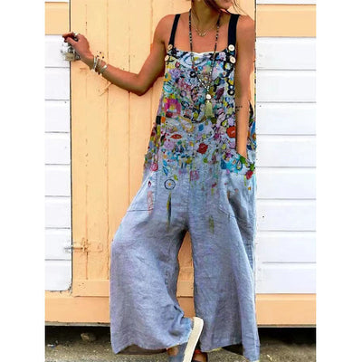 Summer Loose Bib Jumpsuit