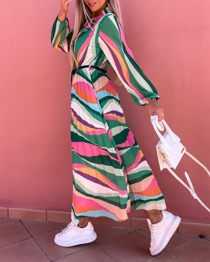 Colorful Resort Long Dress