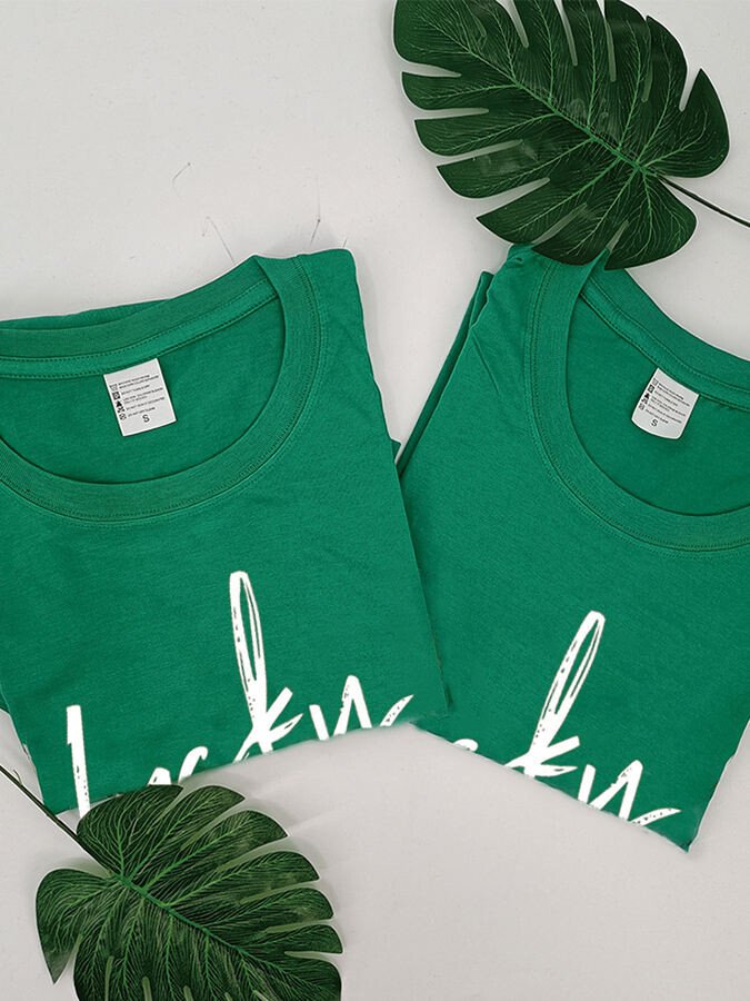 T-shirt LUCKY à manches courtes pour femme de la Saint-Patrick 