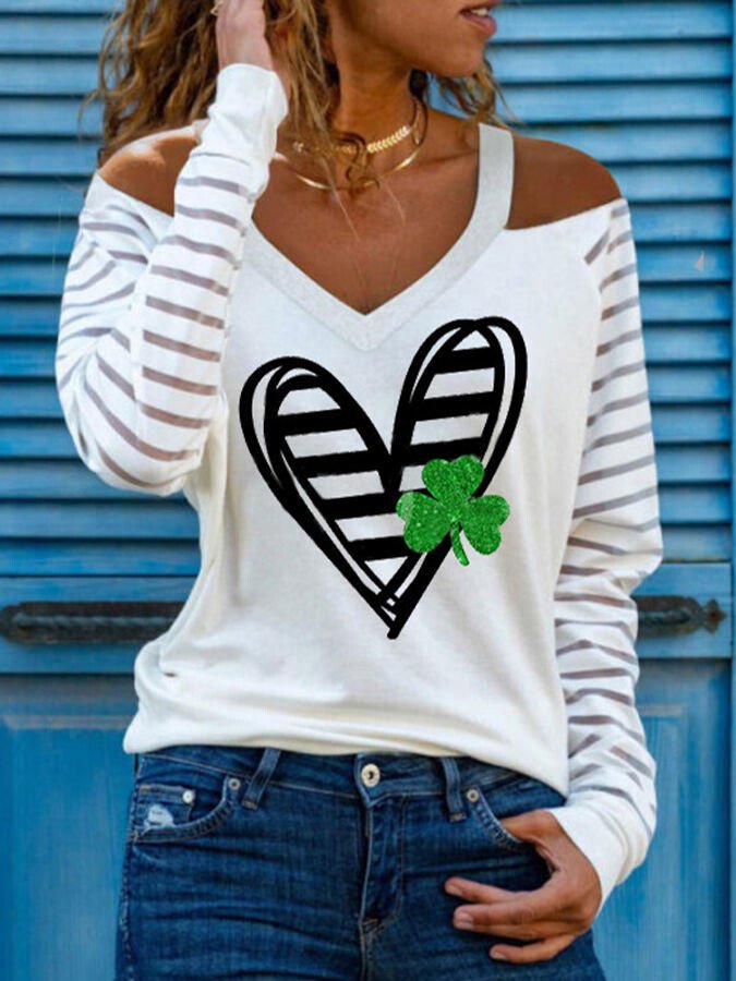 T-Shirt mit St. Patrick's Day-Print 