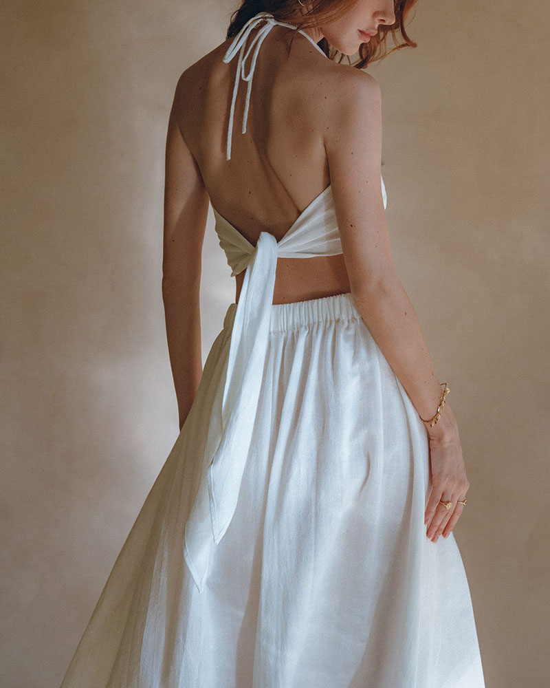 Summer Chic Backless Dress