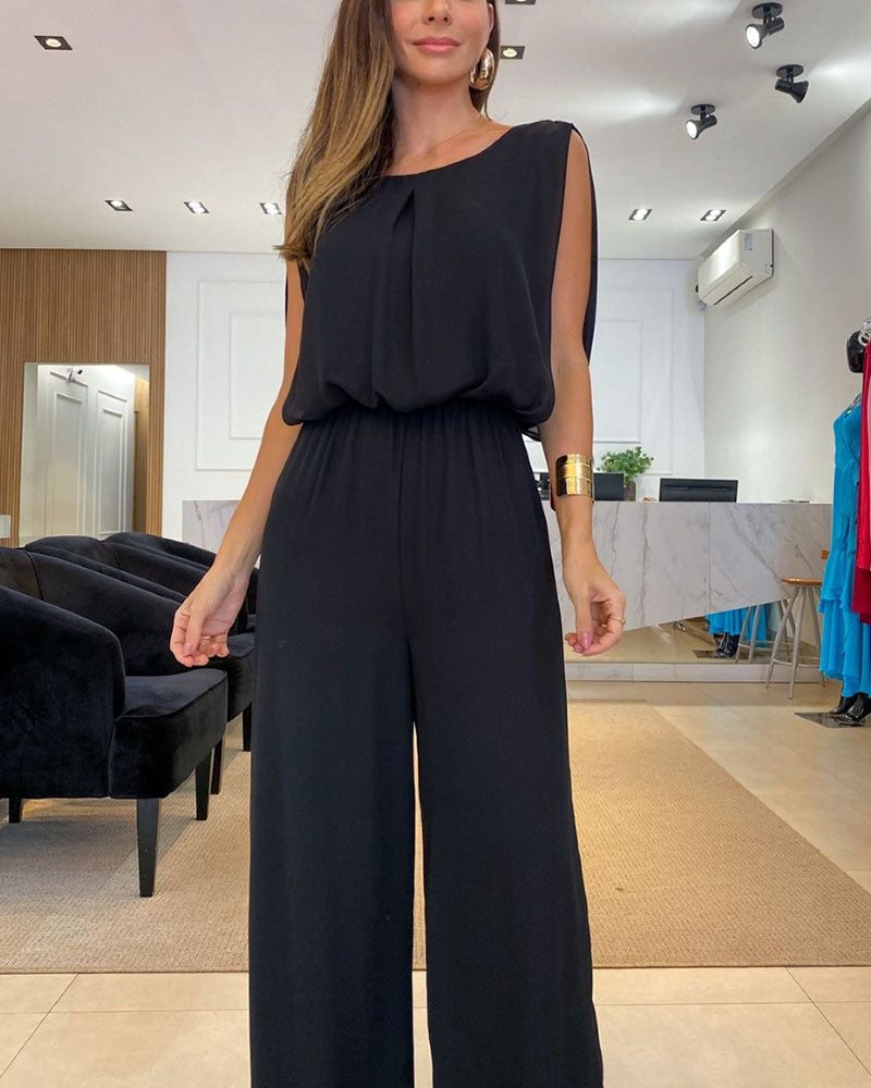 Anspruchsvoller und eleganter langer Jumpsuit 