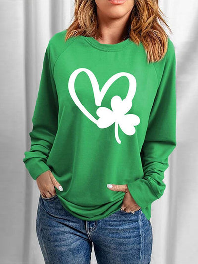 Damen St. Patrick's Day LUCKY Sweatshirt 