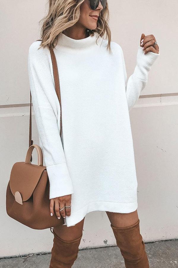 Sweater Casual Dress