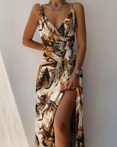 Chic Slip Slit Dress