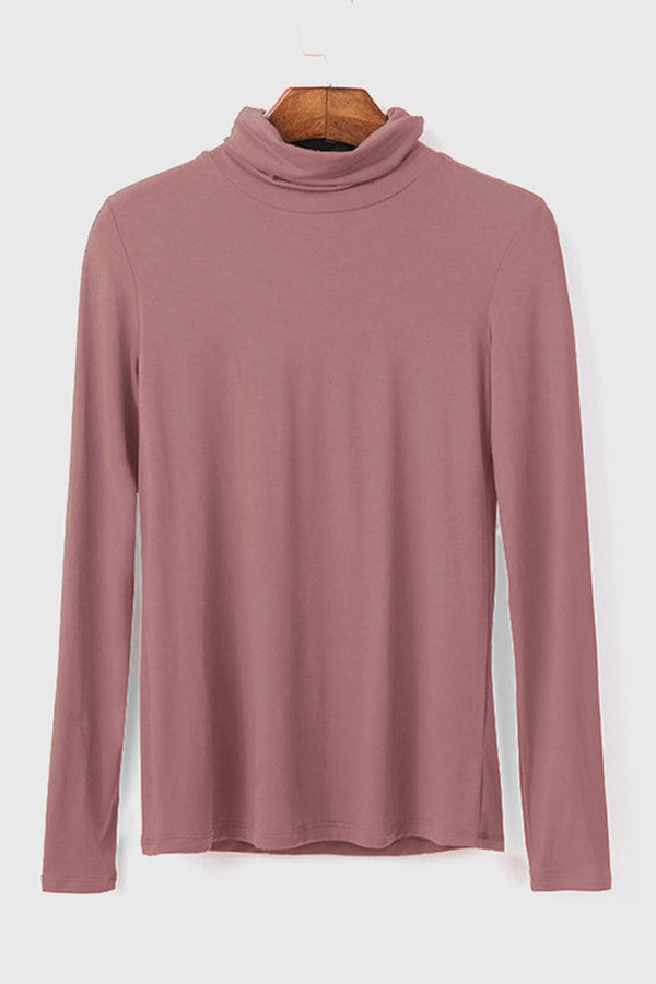 Turtle-Neck Bottoming Long Sleeve Top