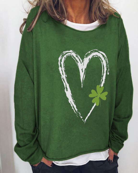 St. Patrick's Rundhals-Sweatshirt für Damen 