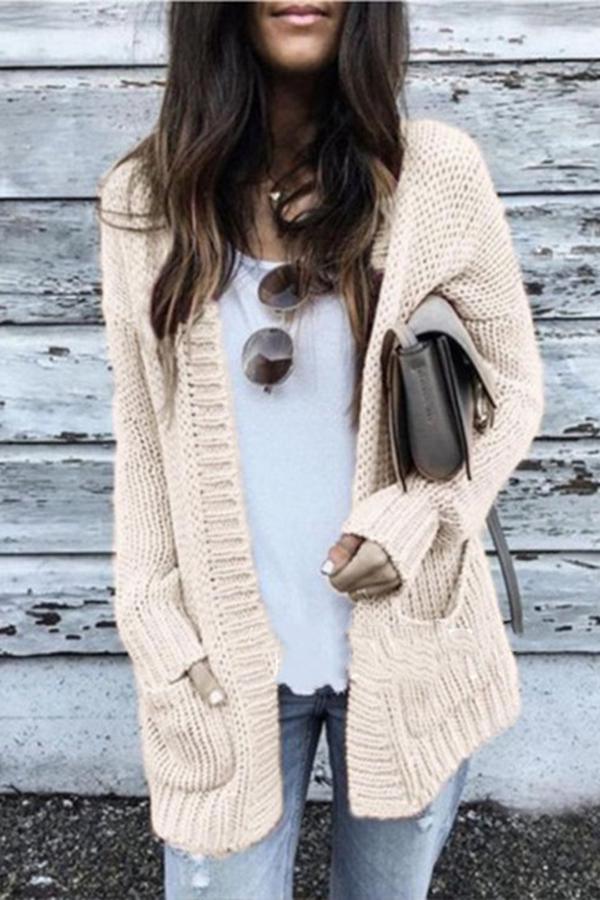 Loose Chunky Knit Cardigan