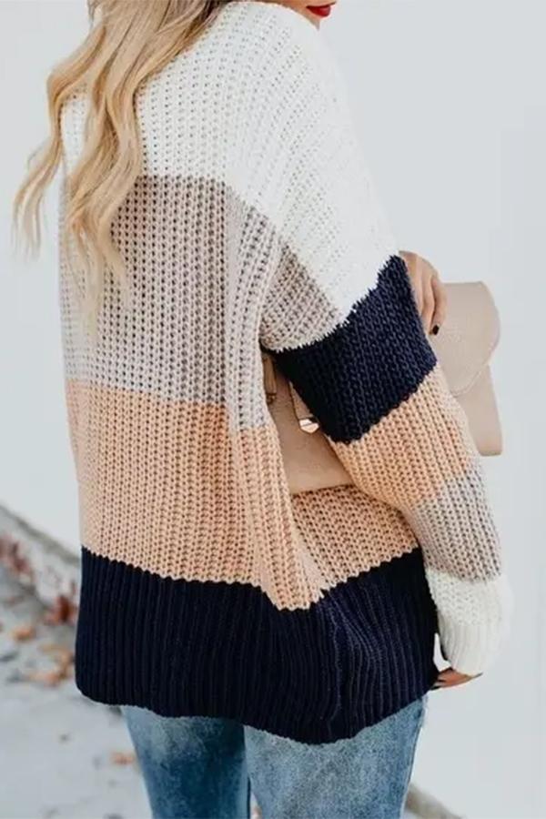 Cozy Striped Long Sleeve Sweater