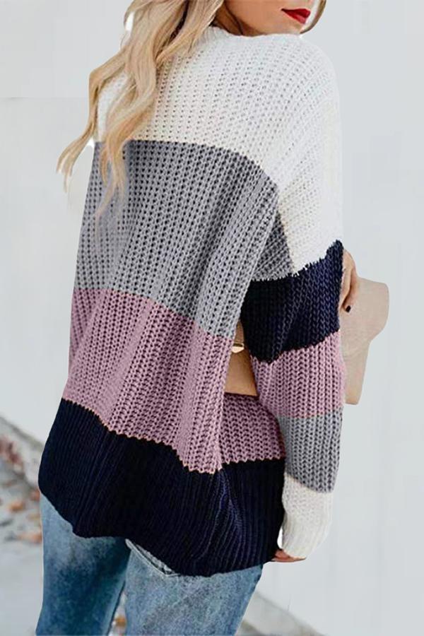 Cozy Striped Long Sleeve Sweater