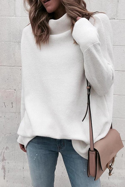 Turtleneck Long Sleeve Shirt Sweater