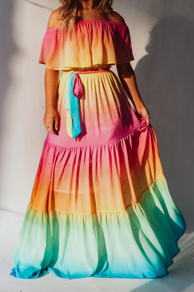 Full Spectrum Maxi Dress