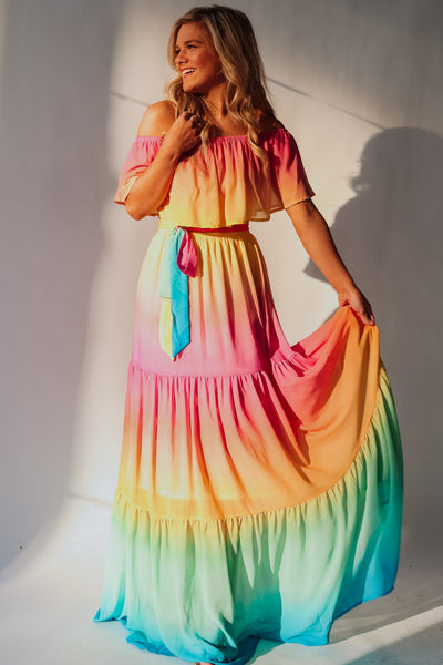 Full Spectrum Maxi Dress