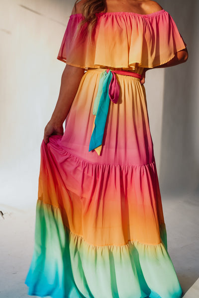 Full Spectrum Maxi Dress