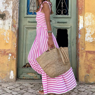 Summer Loose Striped Casual Dress