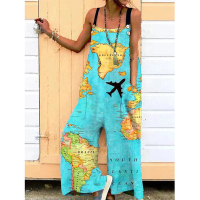 Summer Loose Bib Jumpsuit