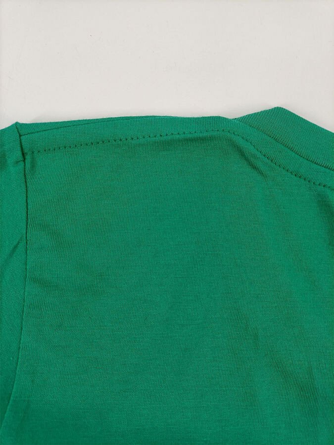 T-shirt à manches courtes avec trèfle de la Saint-Patrick pour femmes 