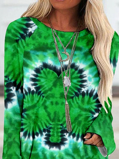 Shamrock Gradient Print Top