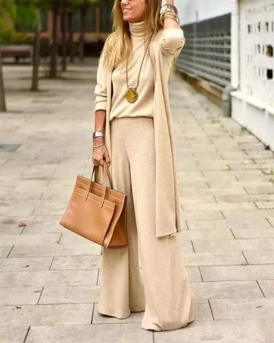 Casual Fashion Long Three-Piece Set