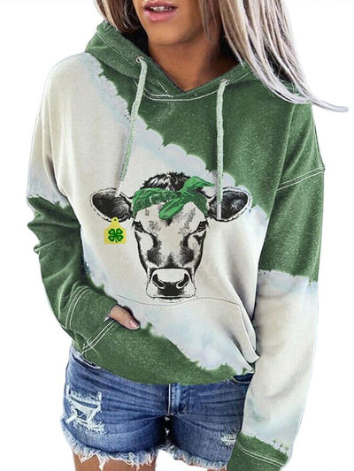 Kapuzenpullover mit St. Patrick's Day-Print 