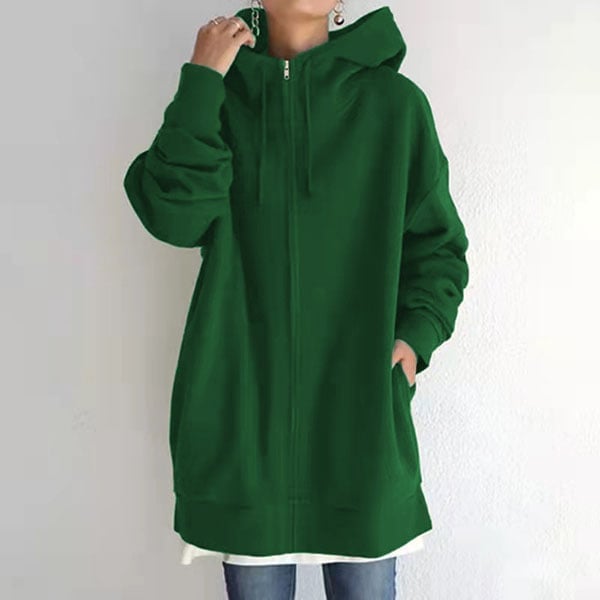 Women's Autumn/Winter Zipper Hooded Sweater